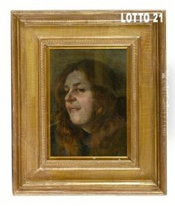 Ritratto Femminile by Cesare Tallone