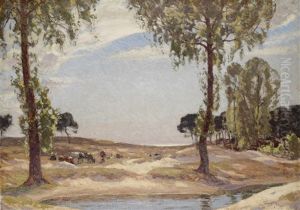 The Watering Place by Algernon Talmage