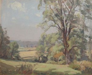Early Morning, Dedham Valley by Algernon Talmage