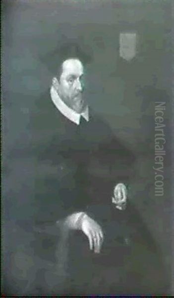 Portrait De Prelat Assis - view 1