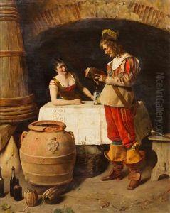 Courting Couple by Arnaldo Tamburini