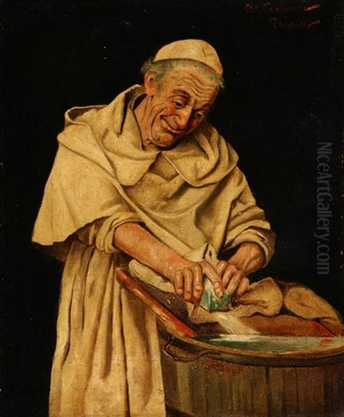 Study Of A Monk - view 1