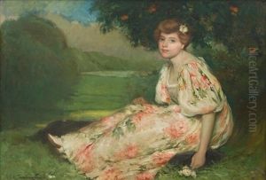 Lady In The Garden by Jose Maria Tamburini