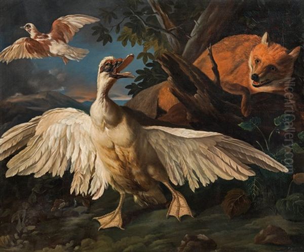 Still Life With Fox And Duck - view 1