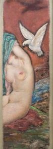 Femme Nue Et Colombe