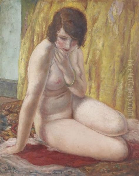 Nue Accroupie - view 1