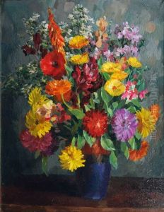 Bunch Of Flowers by Walter Tanck