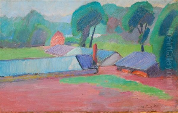 Landscape With Houses - view 1