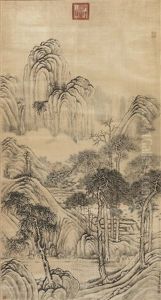 Travellers Among Winter Mountain by Tang Dai