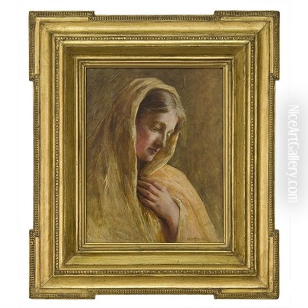 Virgin Mary In Meditation - view 1