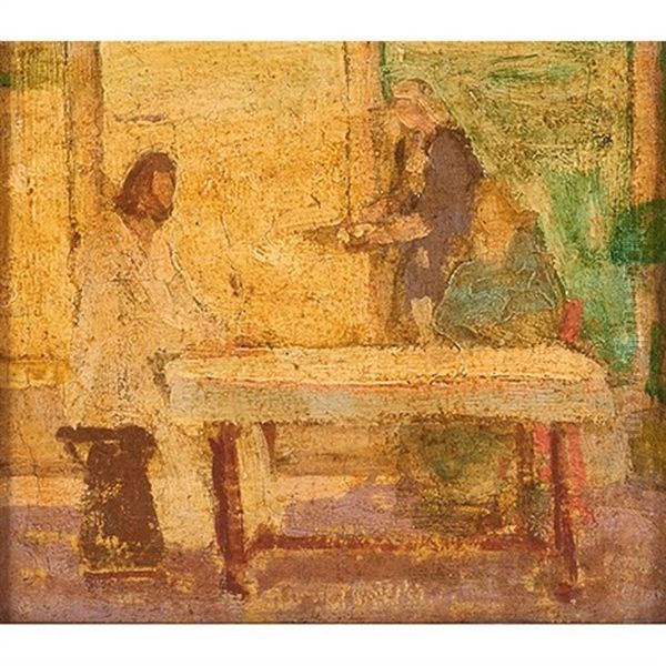 Study For Christ At The Home Of Martha And Mary - view 1