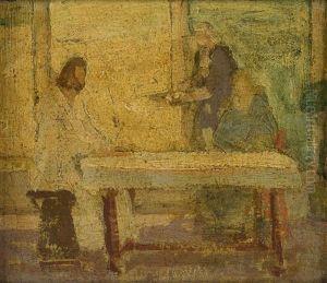 Study For Christ At The Home Of Martha And Mary Study For Christ At The Home Of Martha And Mary