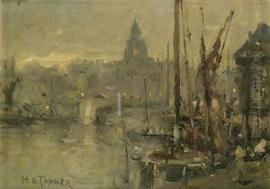 Untitled (view Of The Seine) by Henry Ossawa Tanner
