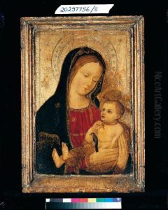The Madonna And Child, With A Goldfinch by Ludovico Brea