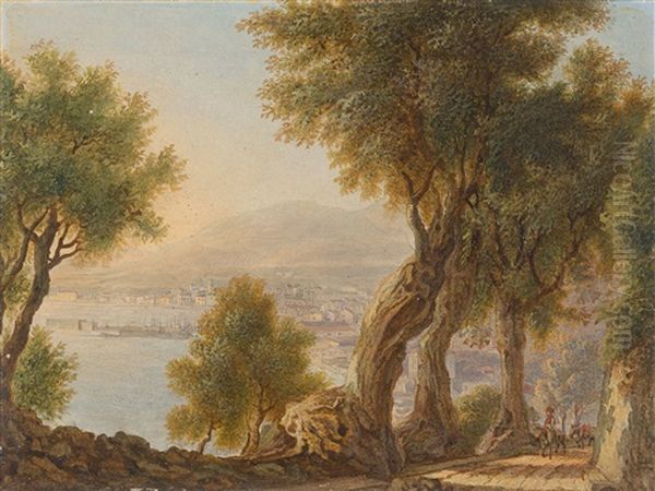 Blick Auf Castellammare In Der Bucht Von Neapel (pair) - view 1
