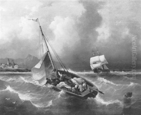 Hoisting The Sail - view 1