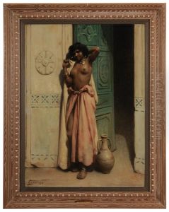 A Harem Beauty by Henri Adriene Tanoux