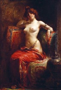 La Belle Odalisque by Henri Adriene Tanoux
