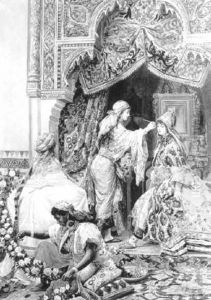 Preparatifs Du Mariage De La Fille Du Cherif A Tanger by Jose Tapiro Y Baro