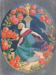 Allegorie De L'amour by Edmond Tapissier