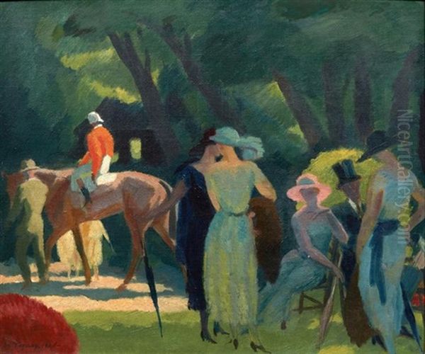 Elegantes Au Paddock, 1921 - view 1