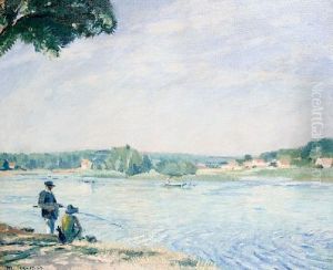 Un Dimanche Au Bord De L'eau by Maurice Taquoy
