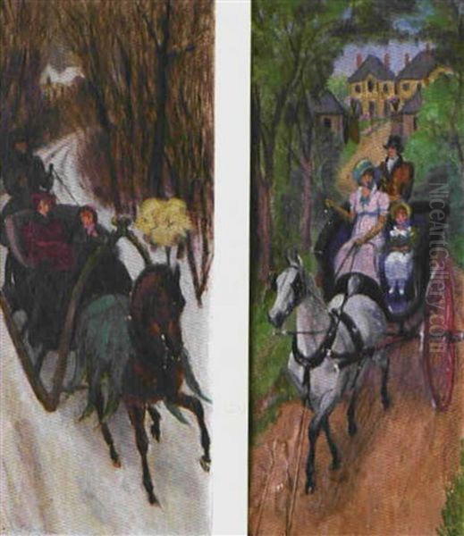 Promenade En Traineau (+famille En Caleche; Pair) - view 1