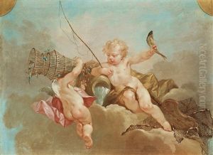 Water - An Allegory Of The Four Elements by Guillaume Thomas Raphael Taraval