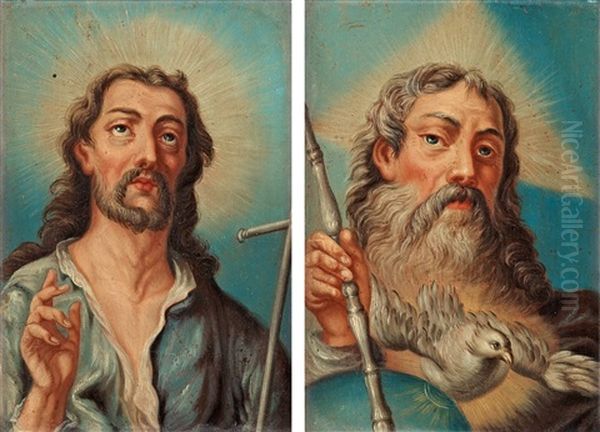 Salvator Mundi And The Trinity (pair) - view 1