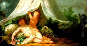 Putti by Guillaume Thomas Raphael Taraval