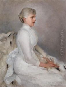 To My Mother, Portrait Of Maria Sophia (fernald) Tarbell (1840-1910) by Edmund Charles Tarbell