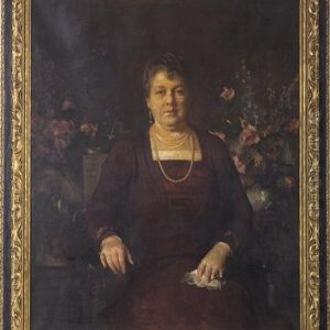 Portrait Of Mrs. M.m. Cuniff Of Boston