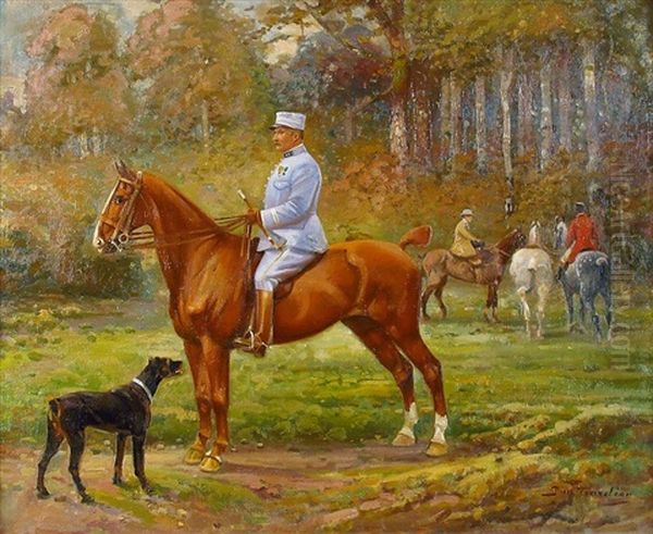 L'officier Sur Son Cheval - view 1
