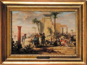 Halte De L"armee Francaise A Syout(syene), Le 2 Fevrier 1799