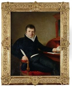 Portrait Presume De Francois-regis De La Bourdonnaye Comte De La Breteche, Secretaire Puis President Du Conseil General Du Maine-et-loire, Puis Depute, Ministre De L'interieur Et Pair De France by Jean Charles Tardieu