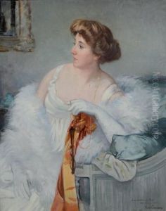 Portrait De La Baronne Finot by Victor Francois Tardieu