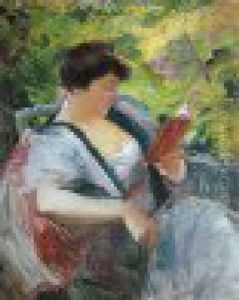 Portrait De Femme Assise Portrait De Femme Assise