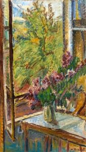 Bouquet Devant La Fenetre
