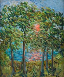 Paysage De Bord De Mer Au Soleil [seaside Landscape In The Sun] by Nikolai Aleksandrovich Tarkhov