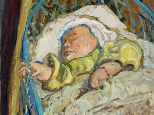 Dans Le Berceau Bleu by Nikolai Aleksandrovich Tarkhov