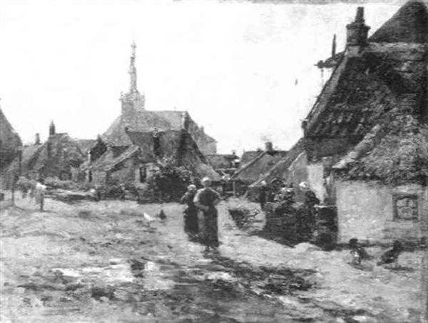 Szene In Einem Dorf - view 1