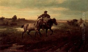 Breaking In A Young Horse