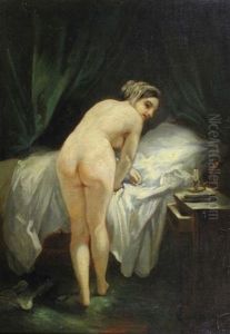Femme Se Couchant