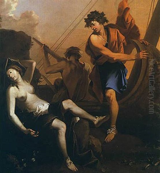 Le Christ Enfant Avec Les Instruments De La Passion Dans Une Nuee D'angelots - view 1