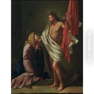 The Resurrected Christ Appearing To The Virgin Mary by Jean Tassel