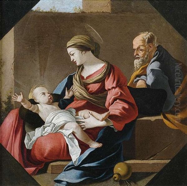 Die Heilige Familie In Der Ruhe Auf Der Flucht - view 1