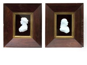 Portraits Of Arch. Grahame And Jane Grahame (pair) by James Tassie
