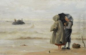 Le Retour Des Marins Bretons by Francis Tattegrain