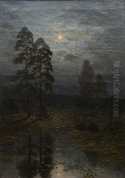 Moonlit Landscape - view 1