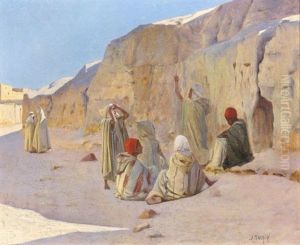 Le Conteur by Jules-Charles-Clement Taupin